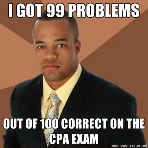 I got 99 problems out of 100 correct at the exam